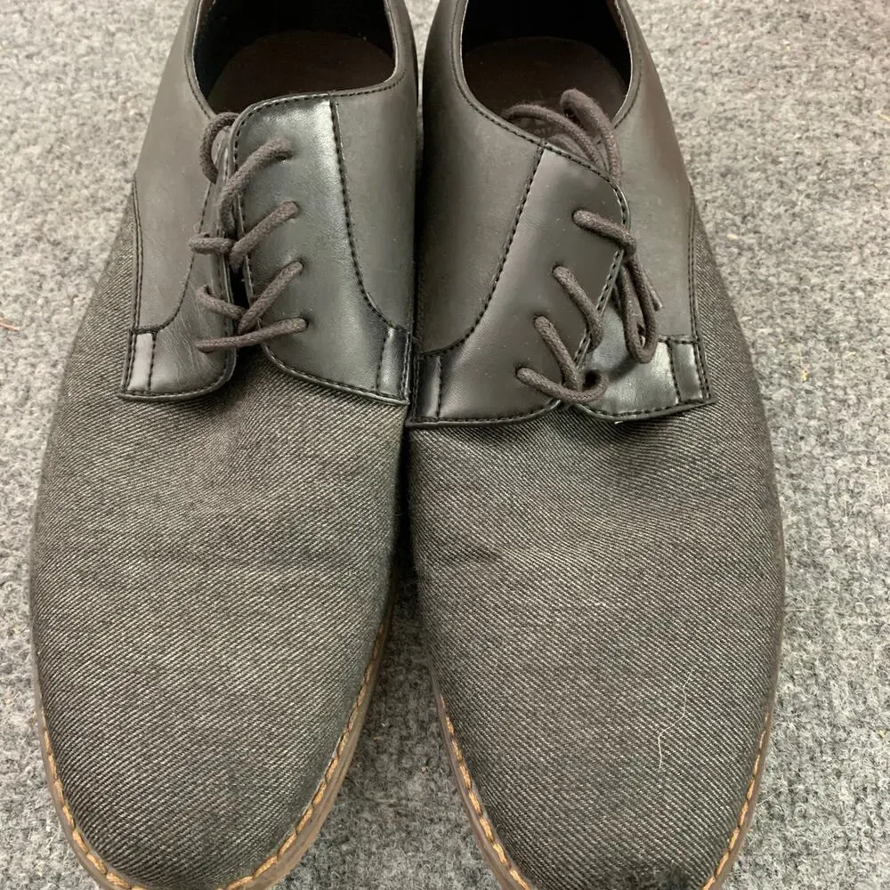 JF J. Ferrar Men's Gray Marcus Oxford Dress Shoes 11